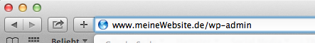 Für den Login 'wp-admin' anhängen.