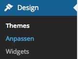 WP-Theme anpassen