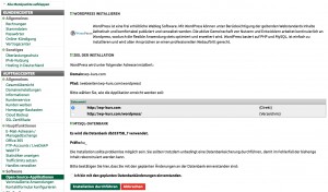 Bestätigung einer Datenbankänderung in DomainFactoray